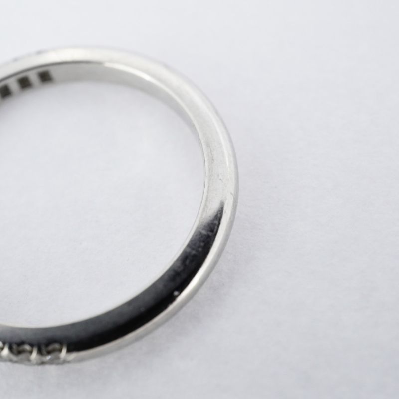 Tiffany & Co Ring Novo Pt950 Platinum Diamond #9 Ladies