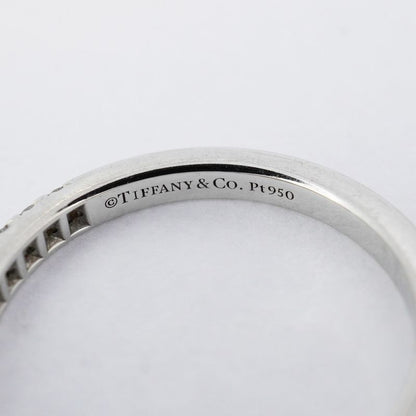 Tiffany & Co Ring Novo Pt950 Platinum Diamond #9 Ladies