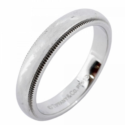 Tiffany & Co Ring Milled Grain Pt950 Platinum #16 Men's