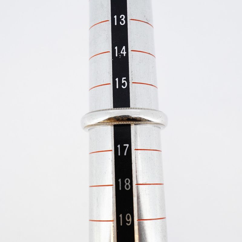 Tiffany & Co Ring Milled Grain Pt950 Platinum #16 Men's