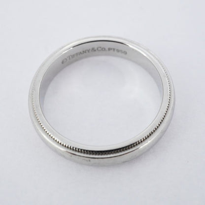 Tiffany & Co Ring Milled Grain Pt950 Platinum #16 Men's