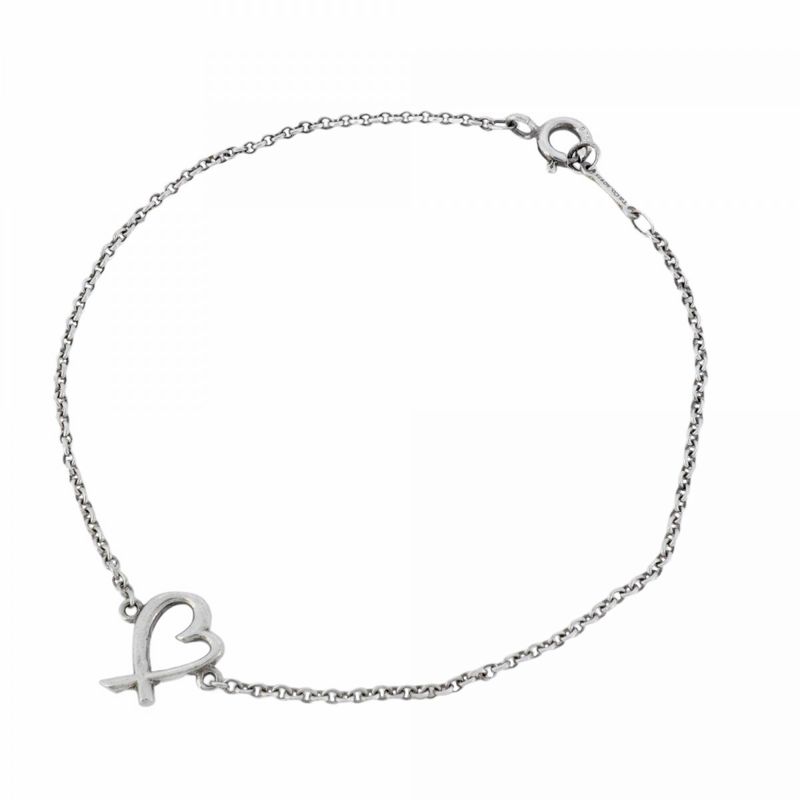 Tiffany & Co Bracelet Loving Heart 925 Silver Ladies