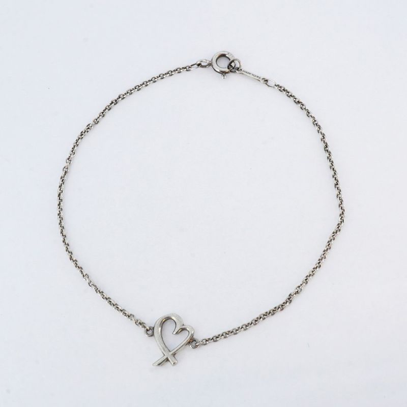 Tiffany & Co Bracelet Loving Heart 925 Silver Ladies