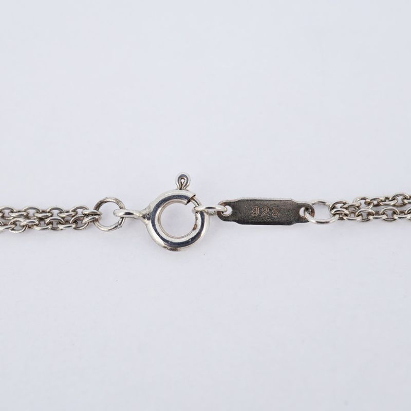 Tiffany & Co Necklace Infinity Double Chain Silver 925 Ladies