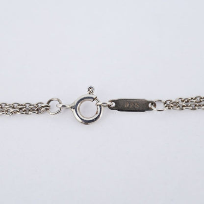 Tiffany & Co Necklace Infinity Double Chain Silver 925 Ladies