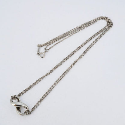 Tiffany & Co Necklace Infinity Double Chain Silver 925 Ladies