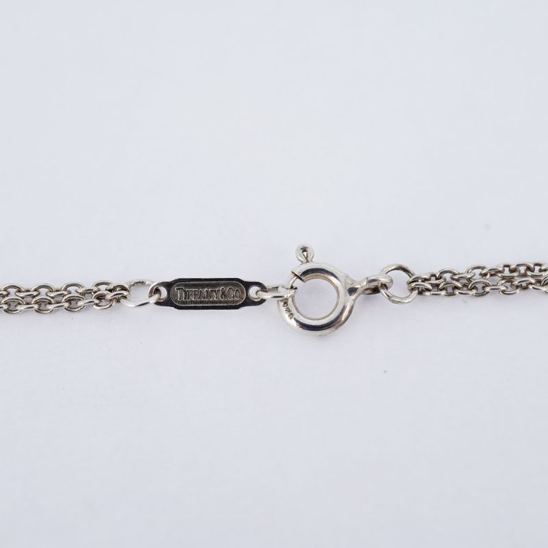 Tiffany & Co Necklace Infinity Double Chain Silver 925 Ladies
