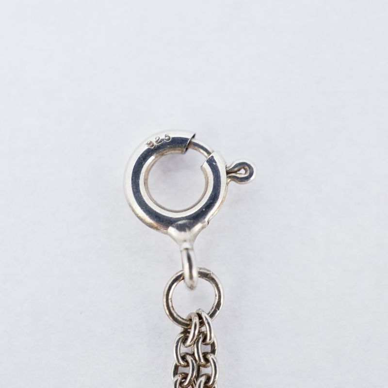 Tiffany & Co Necklace Infinity Double Chain Silver 925 Ladies