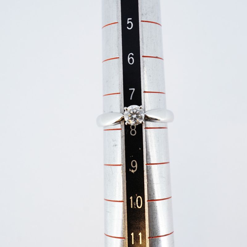 Tiffany & Co Ring Harmony 1PD Pt950 Platinum Diamond 0.32ct 7.5 Ladies