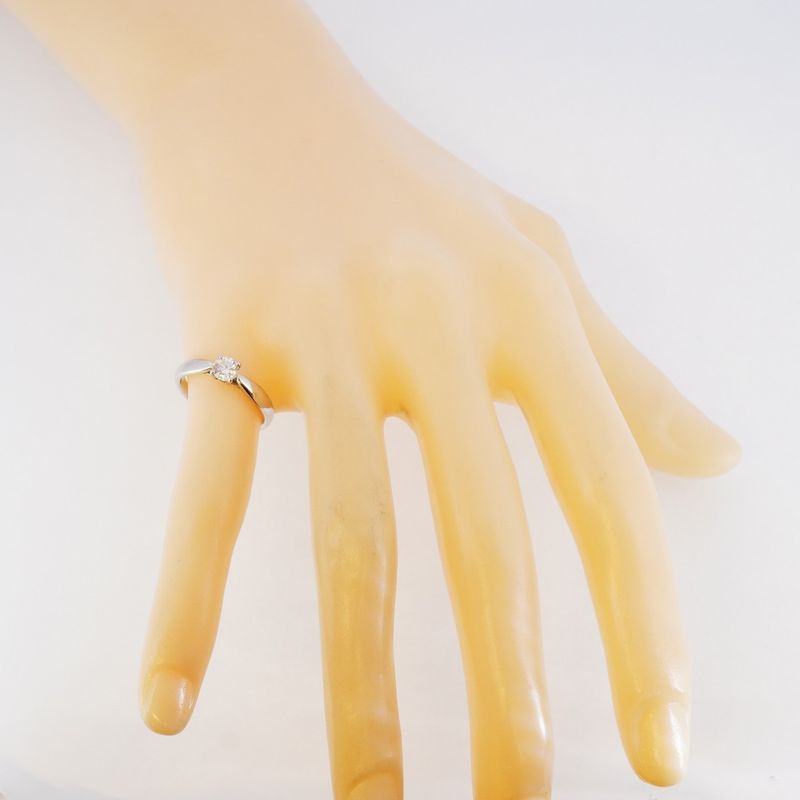 Tiffany & Co Ring Harmony 1PD Pt950 Platinum Diamond 0.32ct 7.5 Ladies