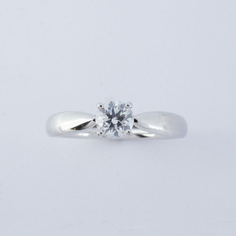 Tiffany & Co Ring Harmony 1PD Pt950 Platinum Diamond 0.32ct 7.5 Ladies