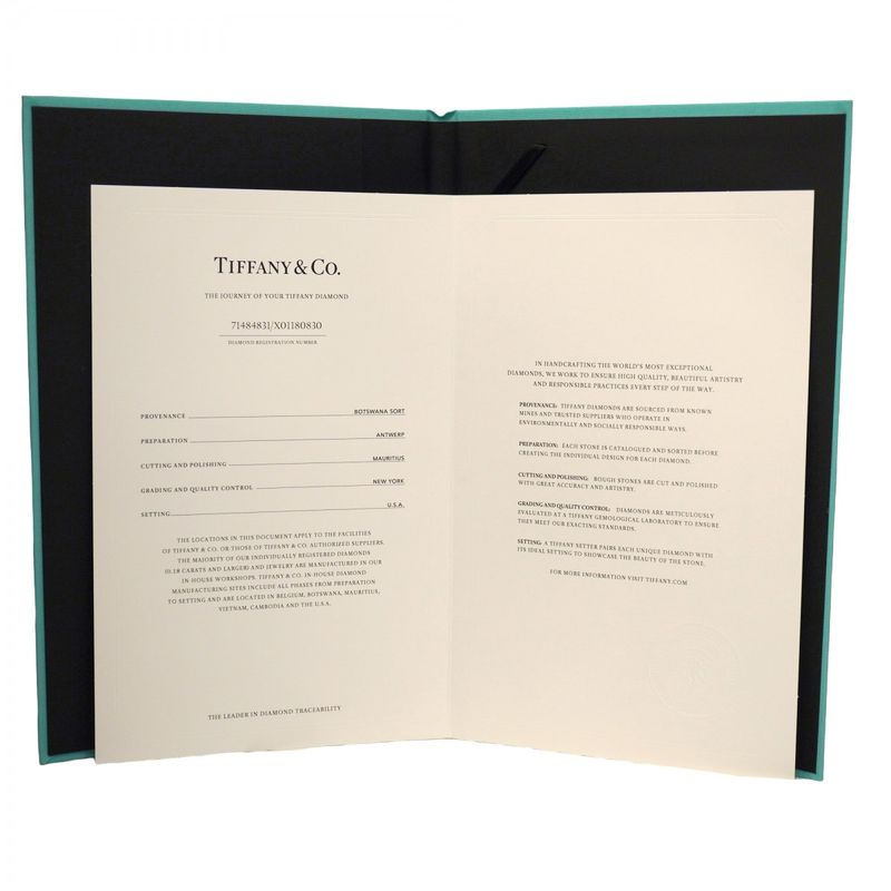 Tiffany & Co Ring Harmony 1PD Pt950 Platinum Diamond 0.32ct 7.5 Ladies