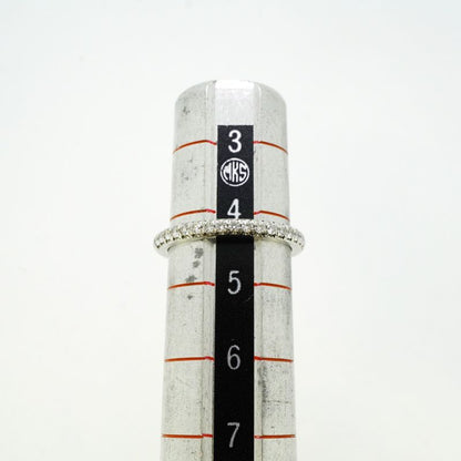 Tiffany & Co Ring Novo Half Eternity Pt950 Platinum Diamond #4 Ladies