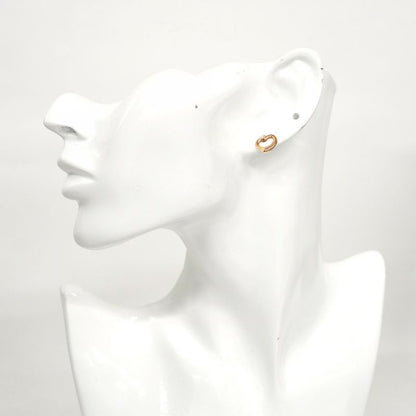 Tiffany & Co Earrings Open Heart 18K Pink Gold Pink Gold Ladies