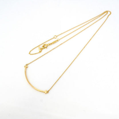 Tiffany & Co Necklace T-smile Small 18K Pink Gold Pink Gold Ladies