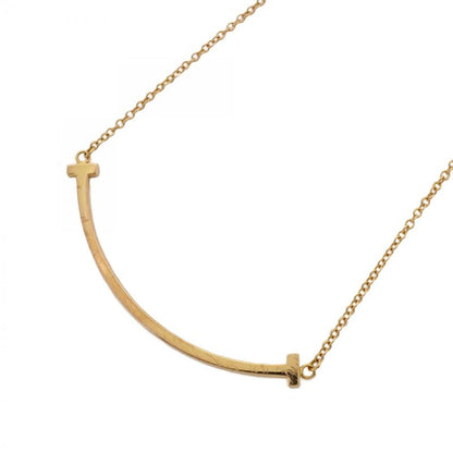 Tiffany & Co Necklace T-smile Small 18K Pink Gold Pink Gold Ladies