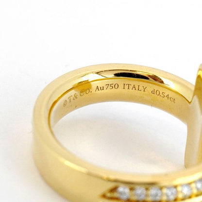 Tiffany & Co Ring T One 18K Yellow Gold Yellow Gold With Diamonds Size 7 Ladies