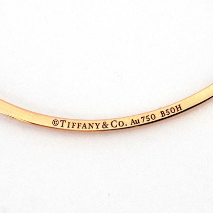 Tiffany & Co Necklace T-smile Small 18K Pink Gold Pink Gold With Diamonds Ladies