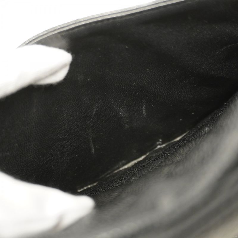 Chanel Tote Bag Revival Tote Caviar Skin Black Gold Hardware Women's