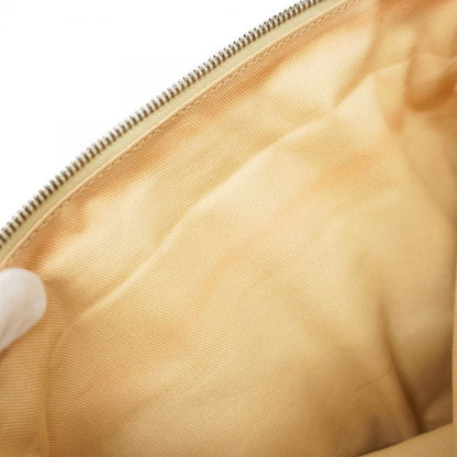 Chanel Shoulder Bag Matelasse Lambskin White Silver Hardware Women