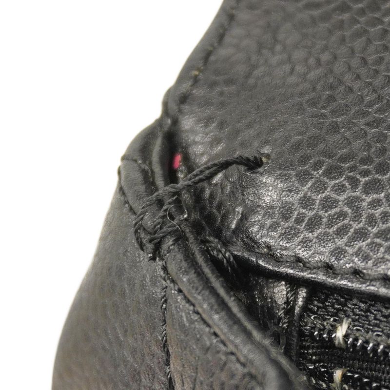 Chanel Handbag Matelasse Caviar Skin Black Gold Hardware Women