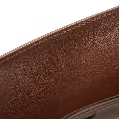 Chanel Tote Leather Brown Gold Hardware 2way Bag Ladies