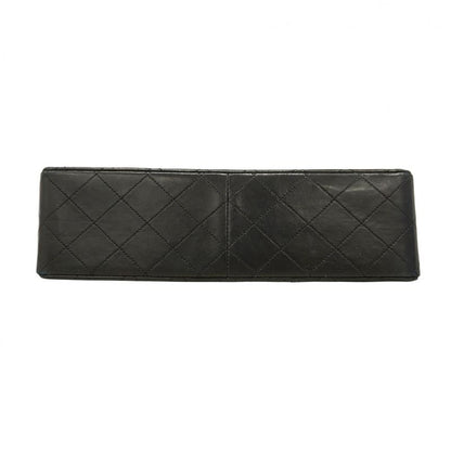 Chanel Shoulder Bag Matelasse Lambskin Black Gold Hardware Women