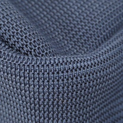 Chanel Tote Paris Biarritz Nylon Navy Black Silver Hardware Women's