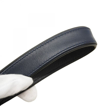 Chanel Tote Paris Biarritz Nylon Navy Black Silver Hardware Women's