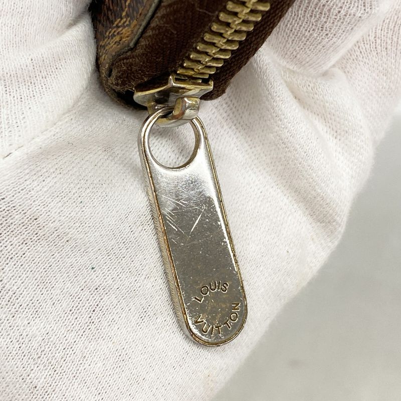 Louis Vuitton Long Wallet Damier Zippy Wallet N60015 Ebène Men Women Unisex