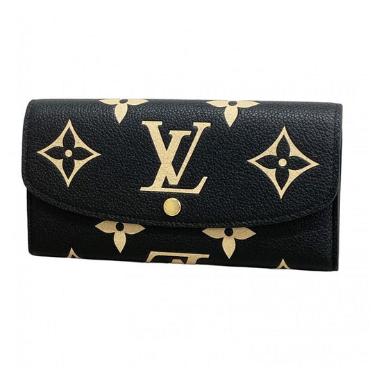 Louis Vuitton Long Wallet Monogram/empreinte Bicolor Portefeuille Emily M83138