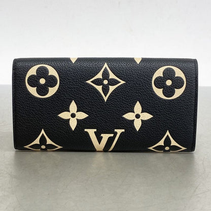 Louis Vuitton Long Wallet Monogram/empreinte Bicolor Portefeuille Emily M83138