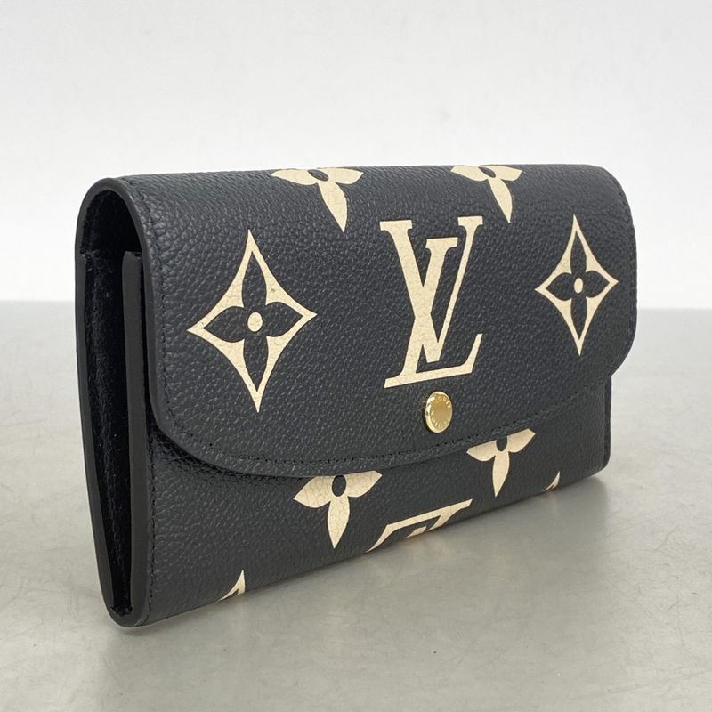 Louis Vuitton Long Wallet Monogram/empreinte Bicolor Portefeuille Emily M83138