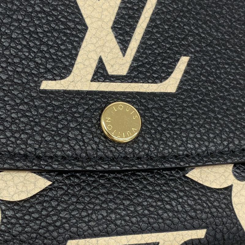 Louis Vuitton Long Wallet Monogram/empreinte Bicolor Portefeuille Emily M83138