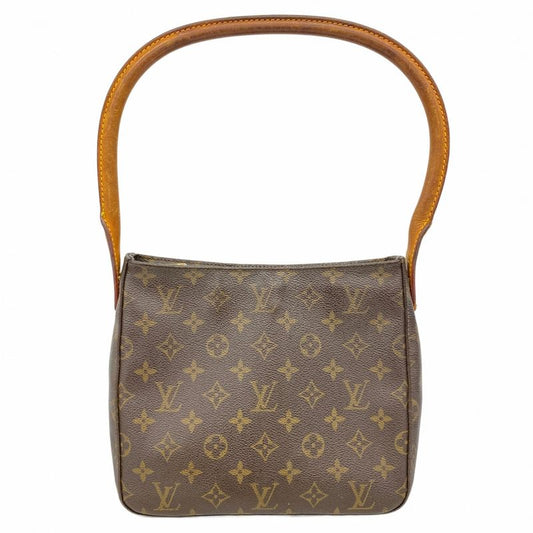 Louis Vuitton Shoulder Bag Monogram Looping MM M51146 Brown Ladies