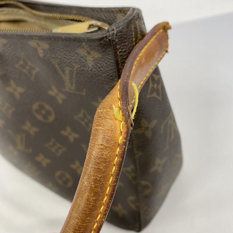 Louis Vuitton Shoulder Bag Monogram Looping MM M51146 Brown Ladies