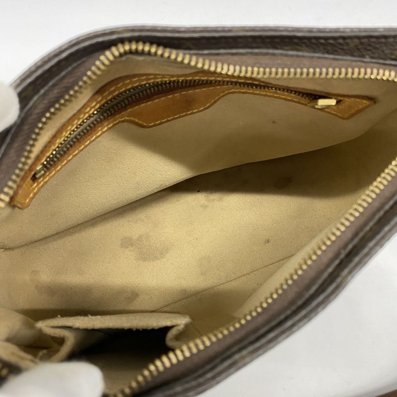 Louis Vuitton Shoulder Bag Monogram Looping MM M51146 Brown Ladies