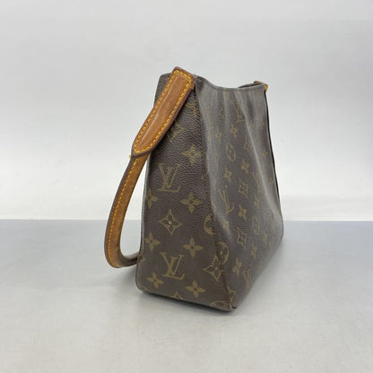 Louis Vuitton Shoulder Bag Monogram Looping MM M51146 Brown Ladies