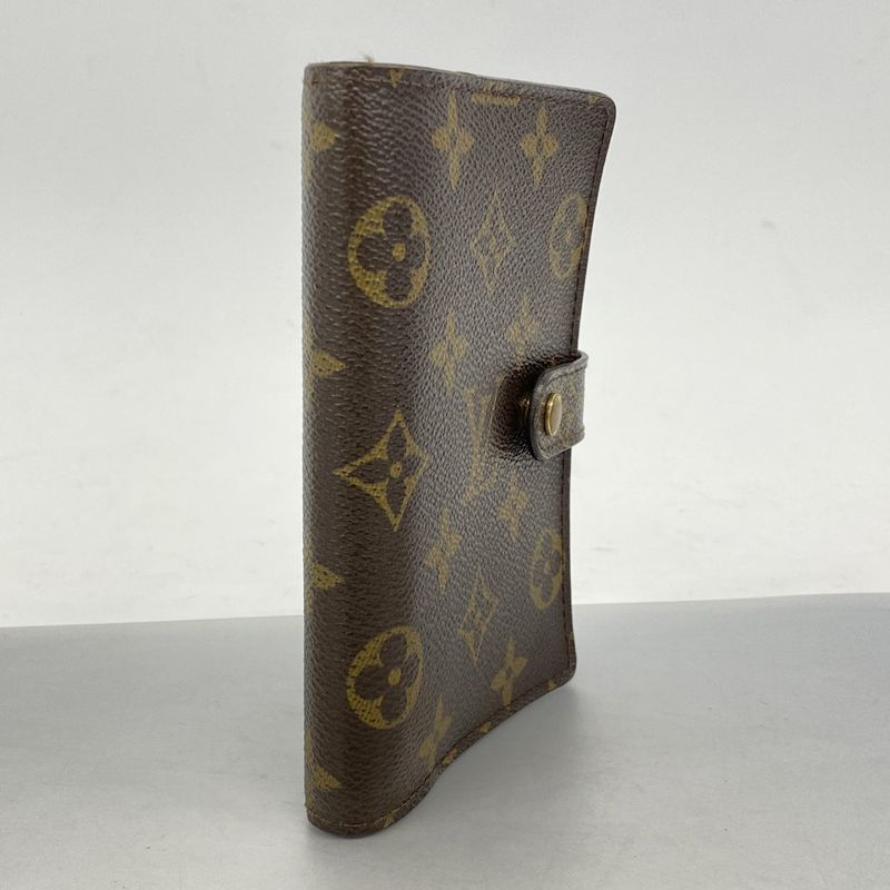 Louis Vuitton Notebook Cabas Monogram Agenda PM R20005 Brown Men Women Unisex