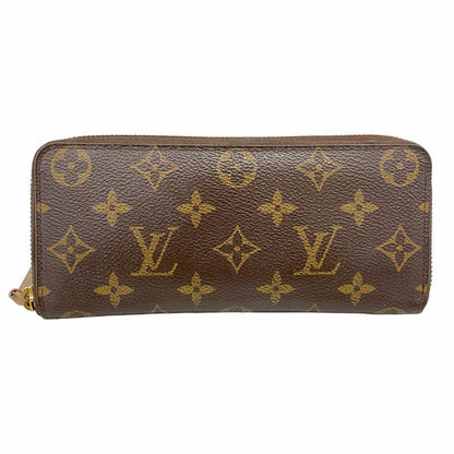 Louis Vuitton Long Wallet Monogram Portefeuille Clemence M61298 Brown Rose