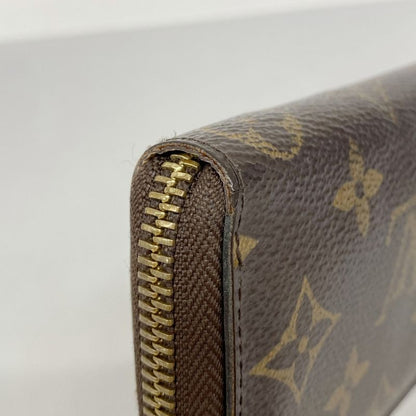 Louis Vuitton Long Wallet Monogram Portefeuille Clemence M61298 Brown Rose