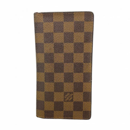 Louis Vuitton Long Wallet Damier Portevalleur Carte Cles Di N61823 Ebène Men