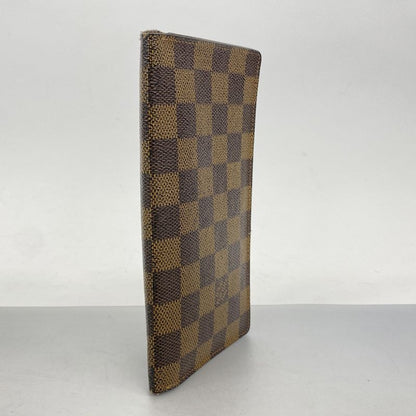 Louis Vuitton Long Wallet Damier Portevalleur Carte Cles Di N61823 Ebène Men