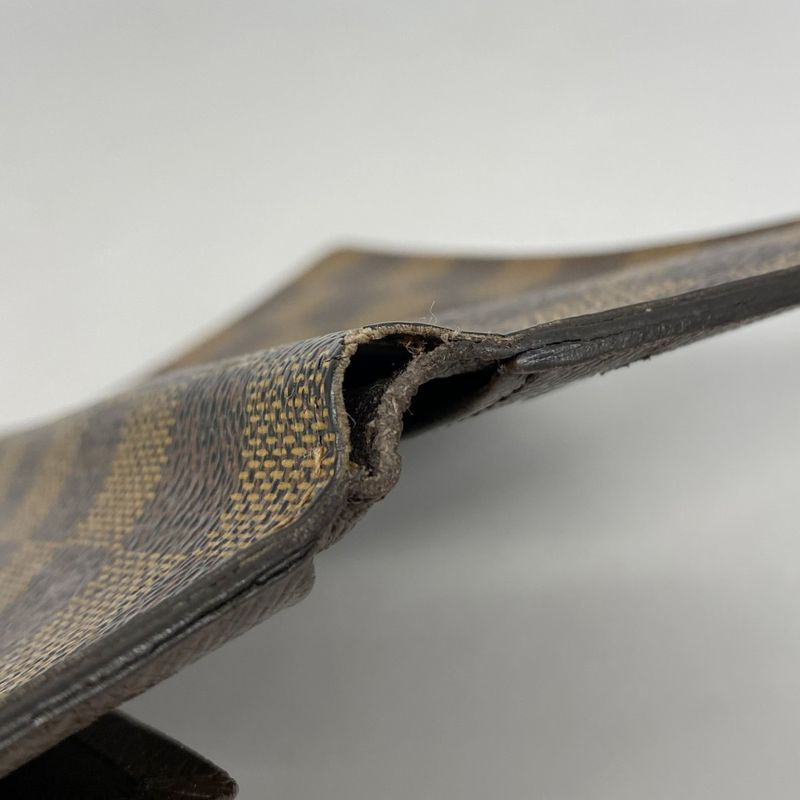 Louis Vuitton Long Wallet Damier Portevalleur Carte Cles Di N61823 Ebène Men