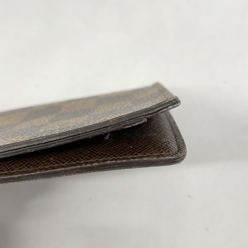 Louis Vuitton Long Wallet Damier Portevalleur Carte Cles Di N61823 Ebène Men