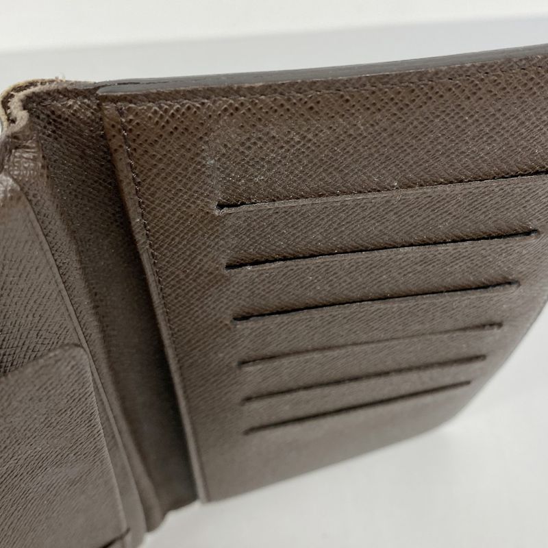 Louis Vuitton Long Wallet Damier Portevalleur Carte Cles Di N61823 Ebène Men