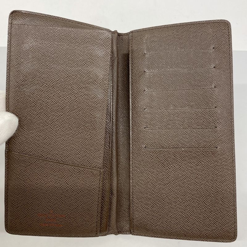 Louis Vuitton Long Wallet Damier Portevalleur Carte Cles Di N61823 Ebène Men