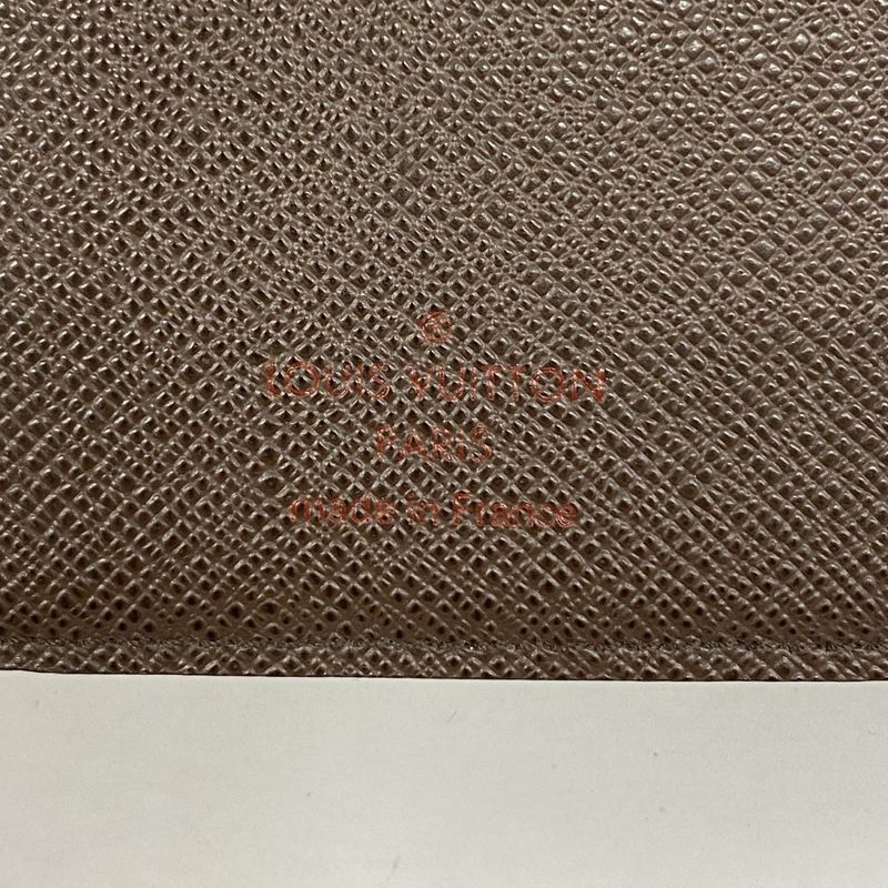 Louis Vuitton Long Wallet Damier Portevalleur Carte Cles Di N61823 Ebène Men