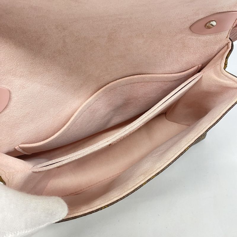 Louis Vuitton Shoulder Bag Monogram Epi San Michele M44033 Brown Rose Ballerine