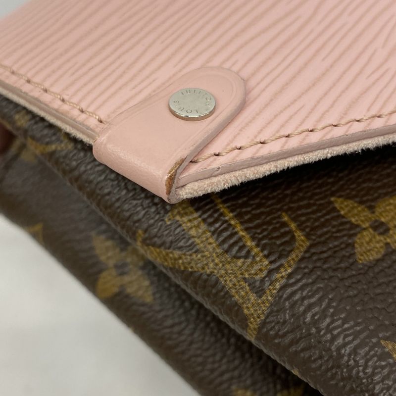 Louis Vuitton Shoulder Bag Monogram Epi San Michele M44033 Brown Rose Ballerine